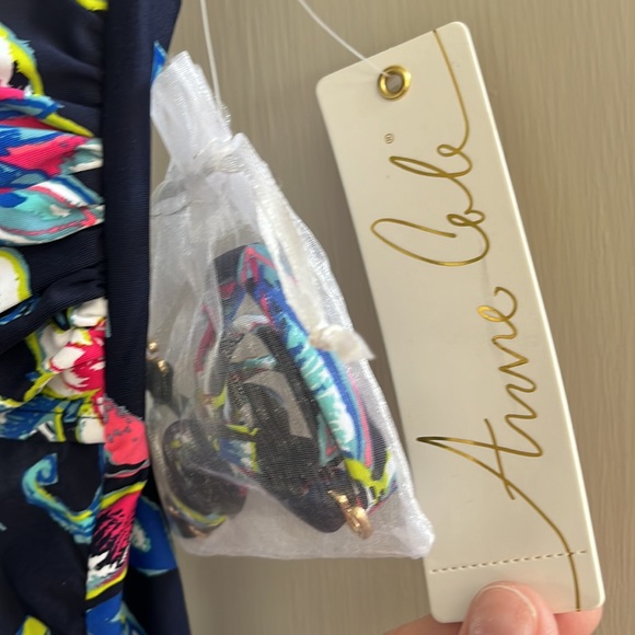 Anne Cole tankini w/straps M - Picture 2 of 4